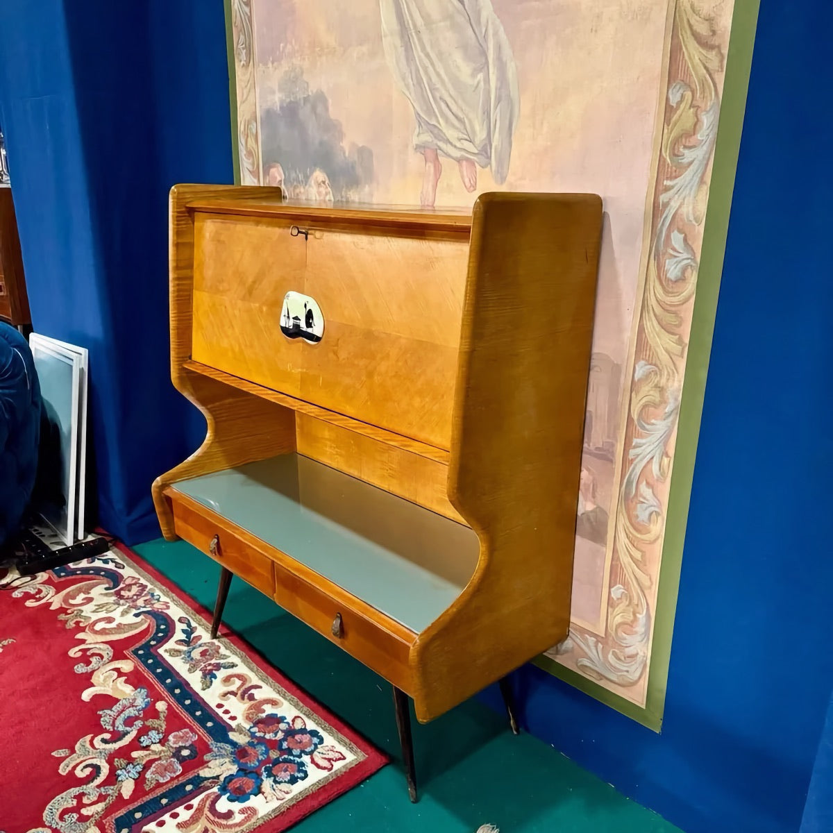 1950s Italian Sideboard Bureau, Ico Parisi Style