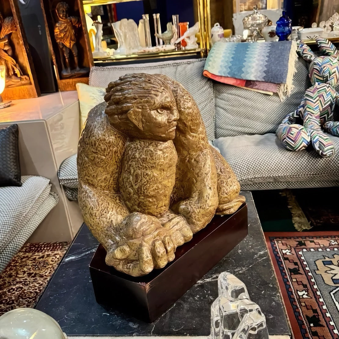 José Puche 'The Thinker' Lladró Sculpture, Limited Edition, 1980s
