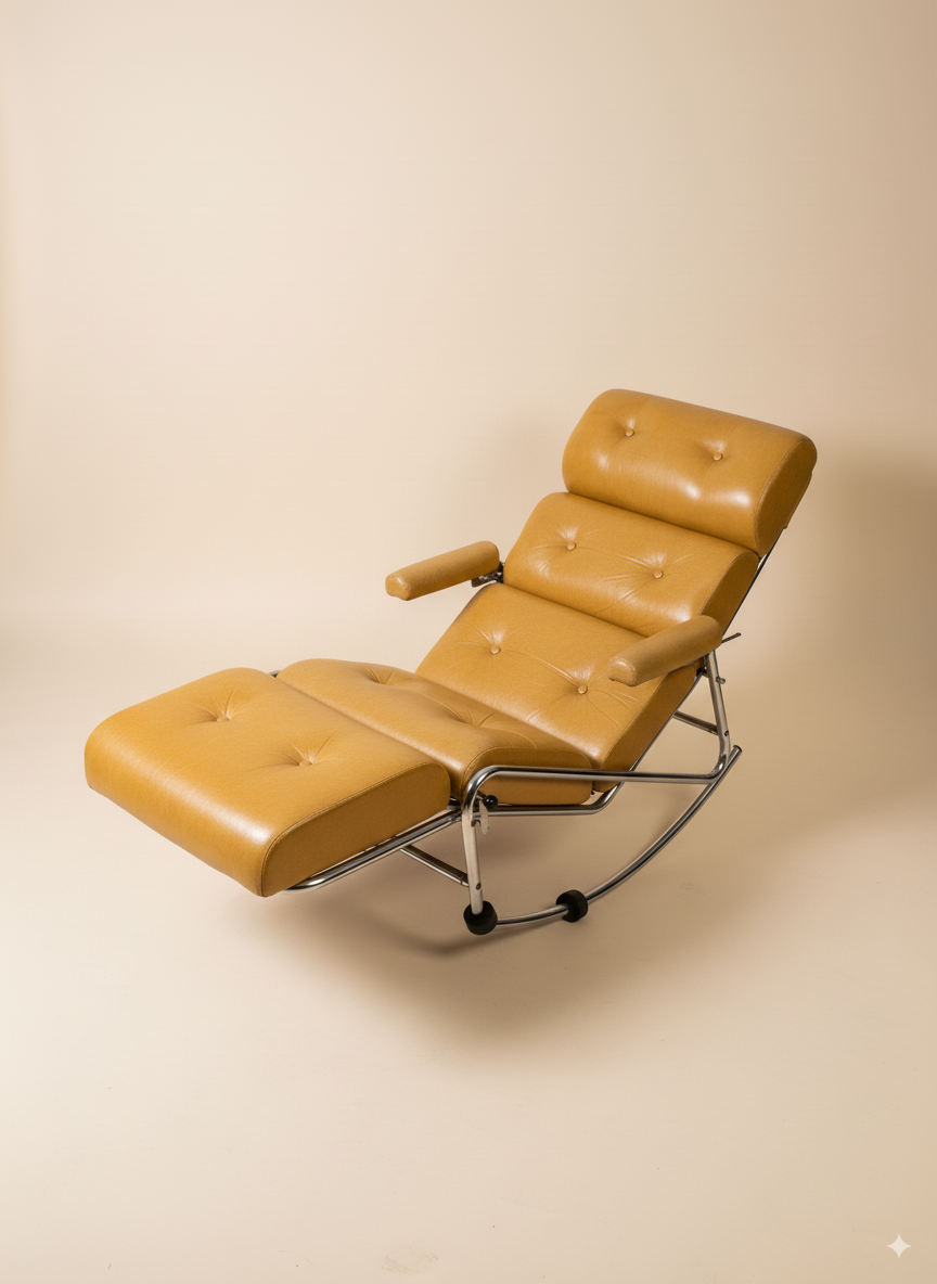 Reclining Rocking Chair - Mid-Century Modern Gem