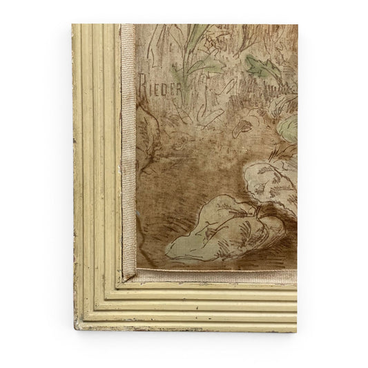 Large-scale decorative panel by Marcel Rieder - 20th Century