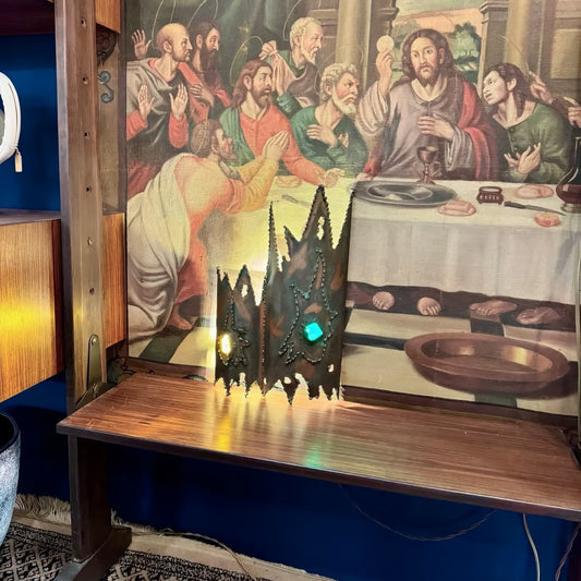 Brutalist Lamp Tom Greene Vintage 60s/70s