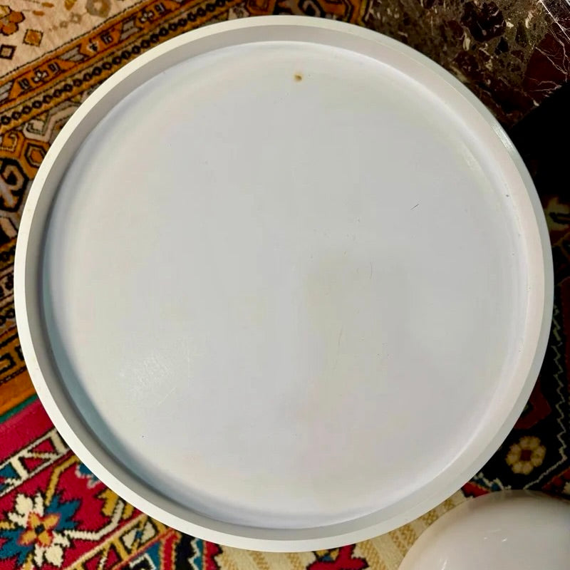 Castiglioni Brothers' Rocchetto Stool and Side Table Set - Iconic Italian Design