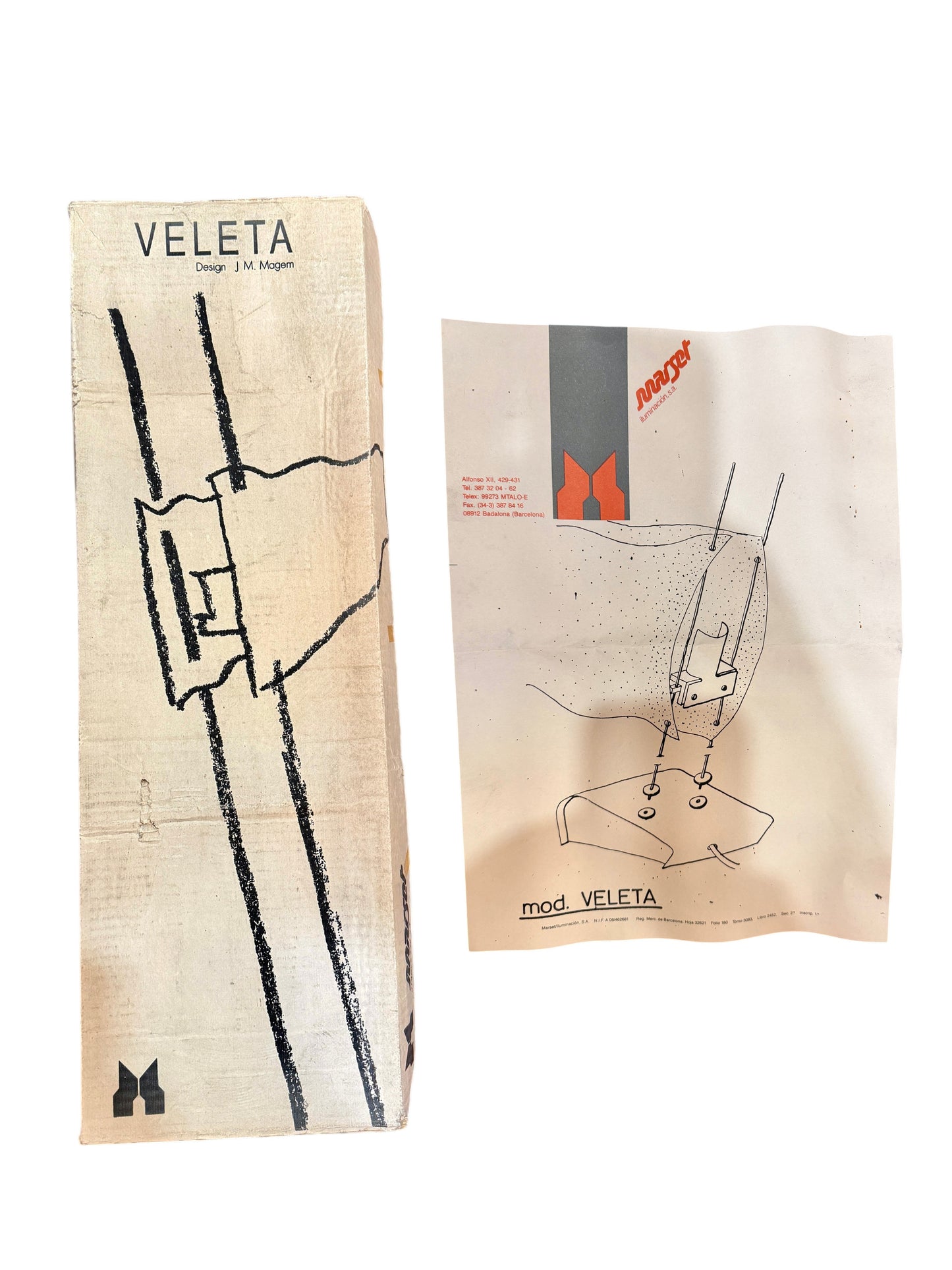 Veleta desk lamp by Josep Maria Magem for Marset c. 1980