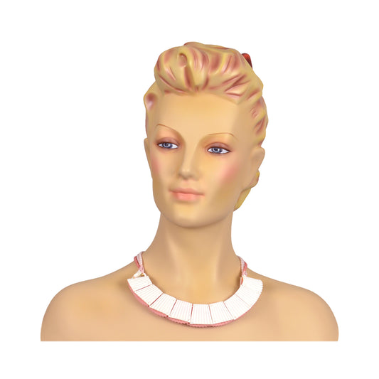 Porcelain necklace by Mia Kwon