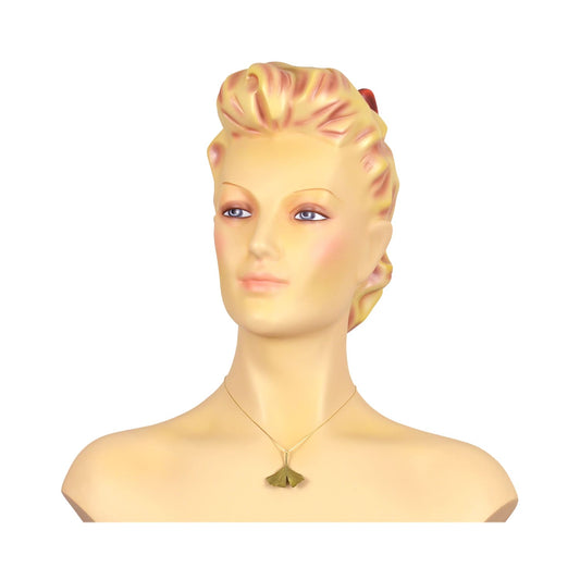 Ginkgo leave pendant