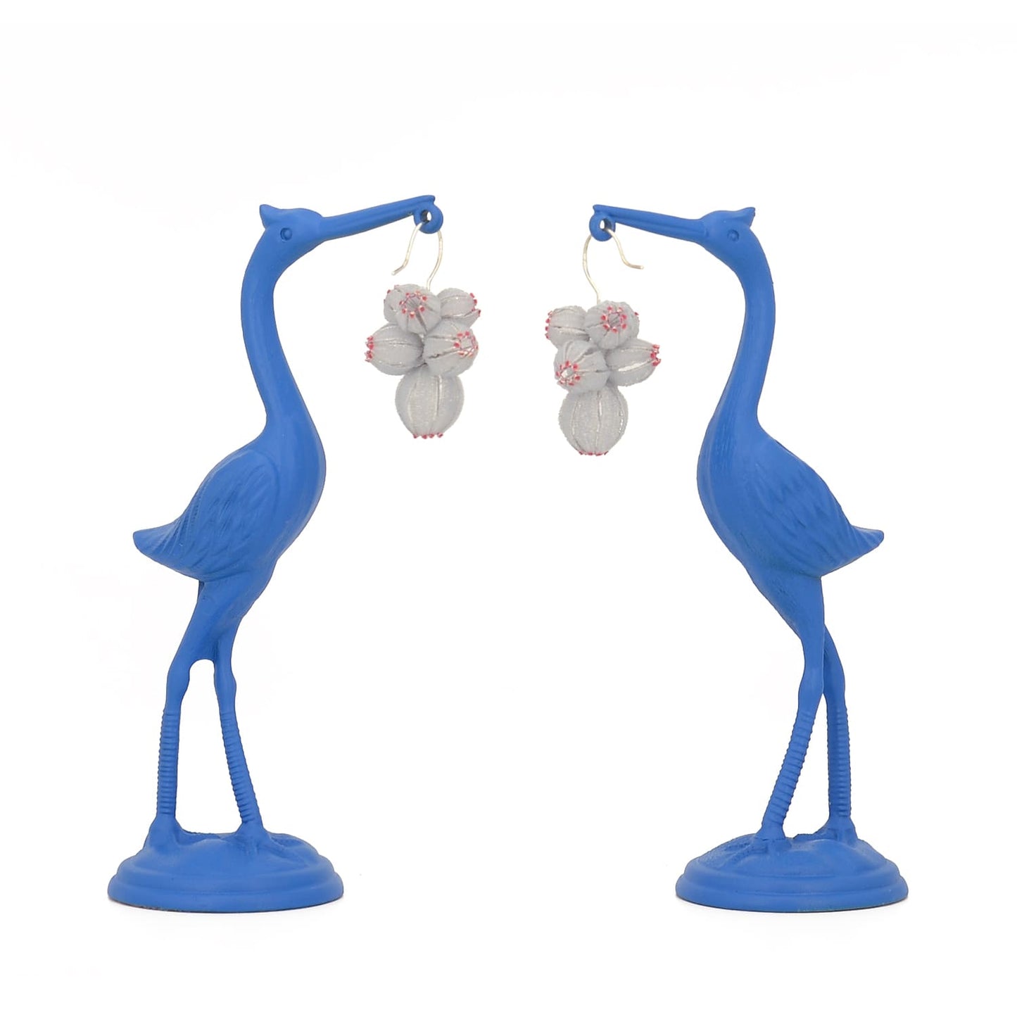 Fishing line earrings