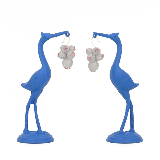 Fishing line earrings