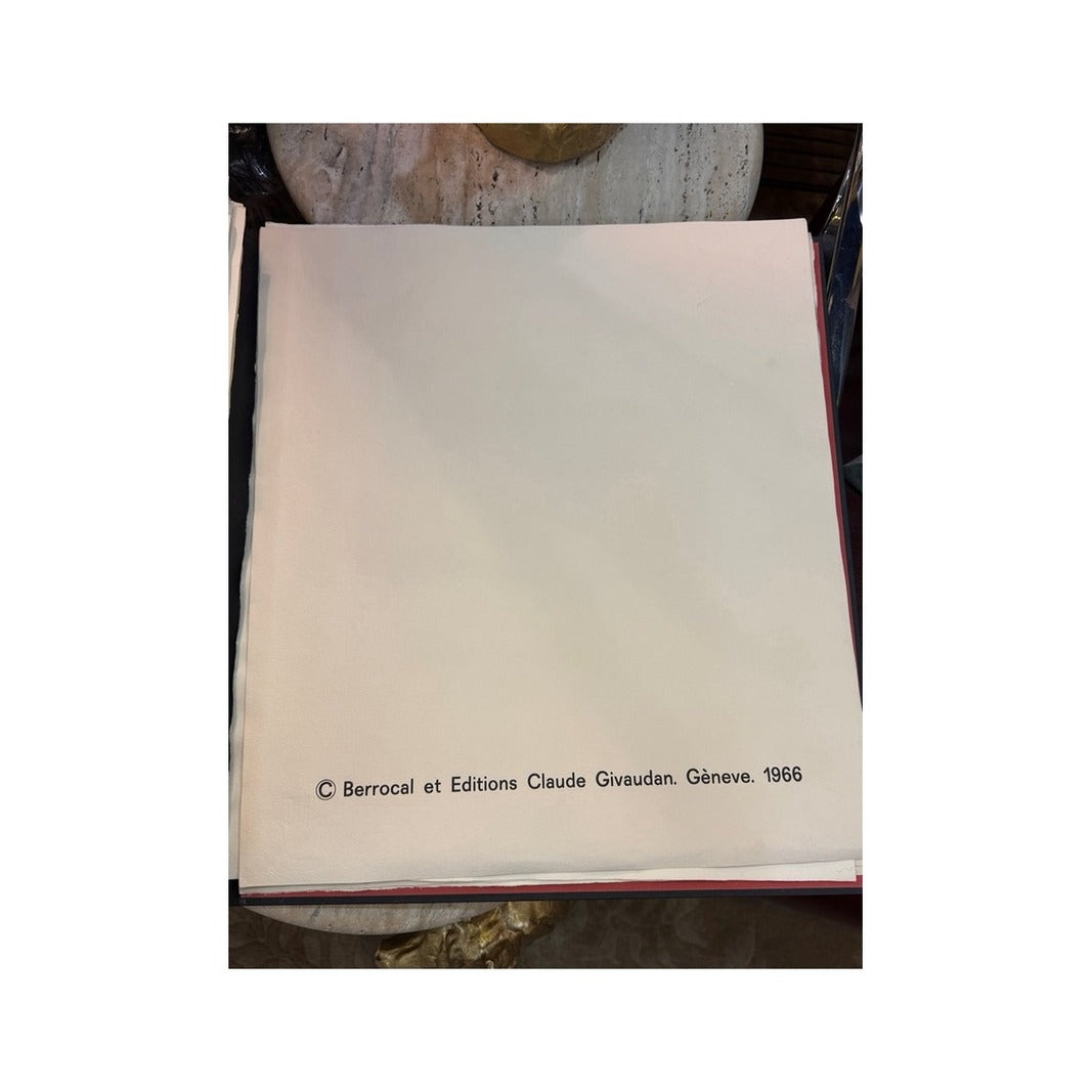 Página de créditos de Petite Rapsodie de la Main, Éditions Claude Givaudan, Ginebra 1966