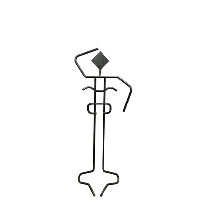 Brutalist Metallic Man Valet Stand
