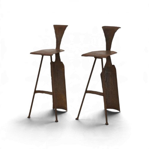 Pair of Italian Wrought-Iron Chairs, 1970s