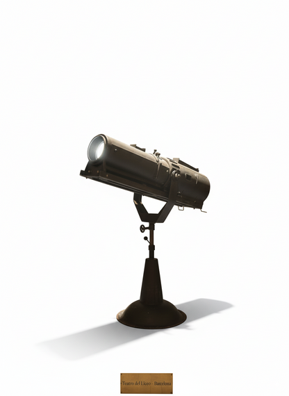 Vintage Lumex Projector Light Cannon Cinema Theater from Barcelona's Liceu Opera House