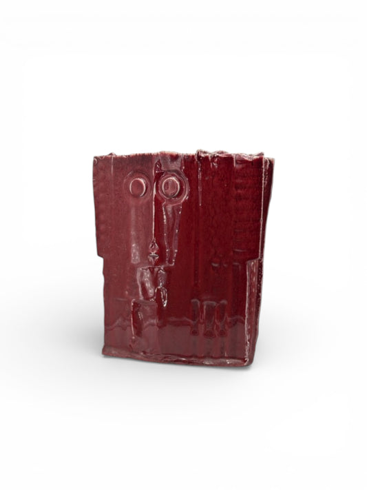 Red Vase attributed to Roger Capron