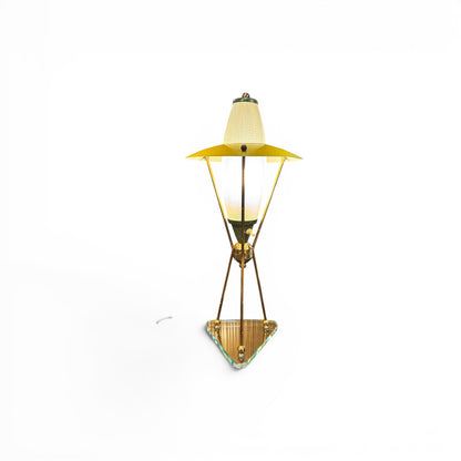 Mid-Century Space Age Tripod Lamp with Textured Diffuser, 1960s