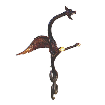 Solid Wood Dragon Lighting from the Italian School, c.1930