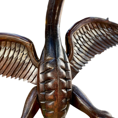 Solid Wood Dragon Lighting from the Italian School, c.1930