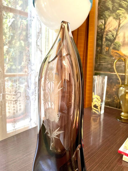 Vintage Czech Glass Vase Klinger & Cvrcek from the 60s