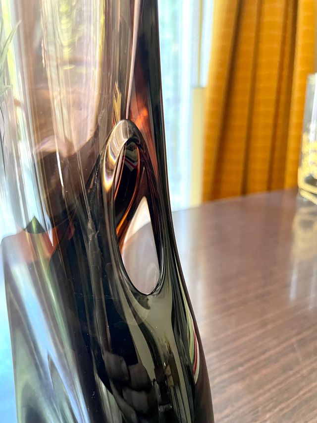 Vintage Czech Glass Vase Klinger & Cvrcek from the 60s