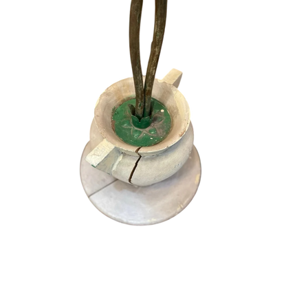 base-madera-pintada-original-lampara-monstera-italiana-antigua