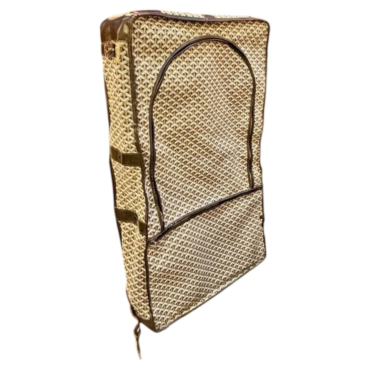 Classic Travel Luggage in Cotton and Linen Canvas by Goyard, 1970s Decade