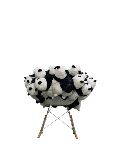 Pandas Rocking Chair by La Basílica Galería, 2019