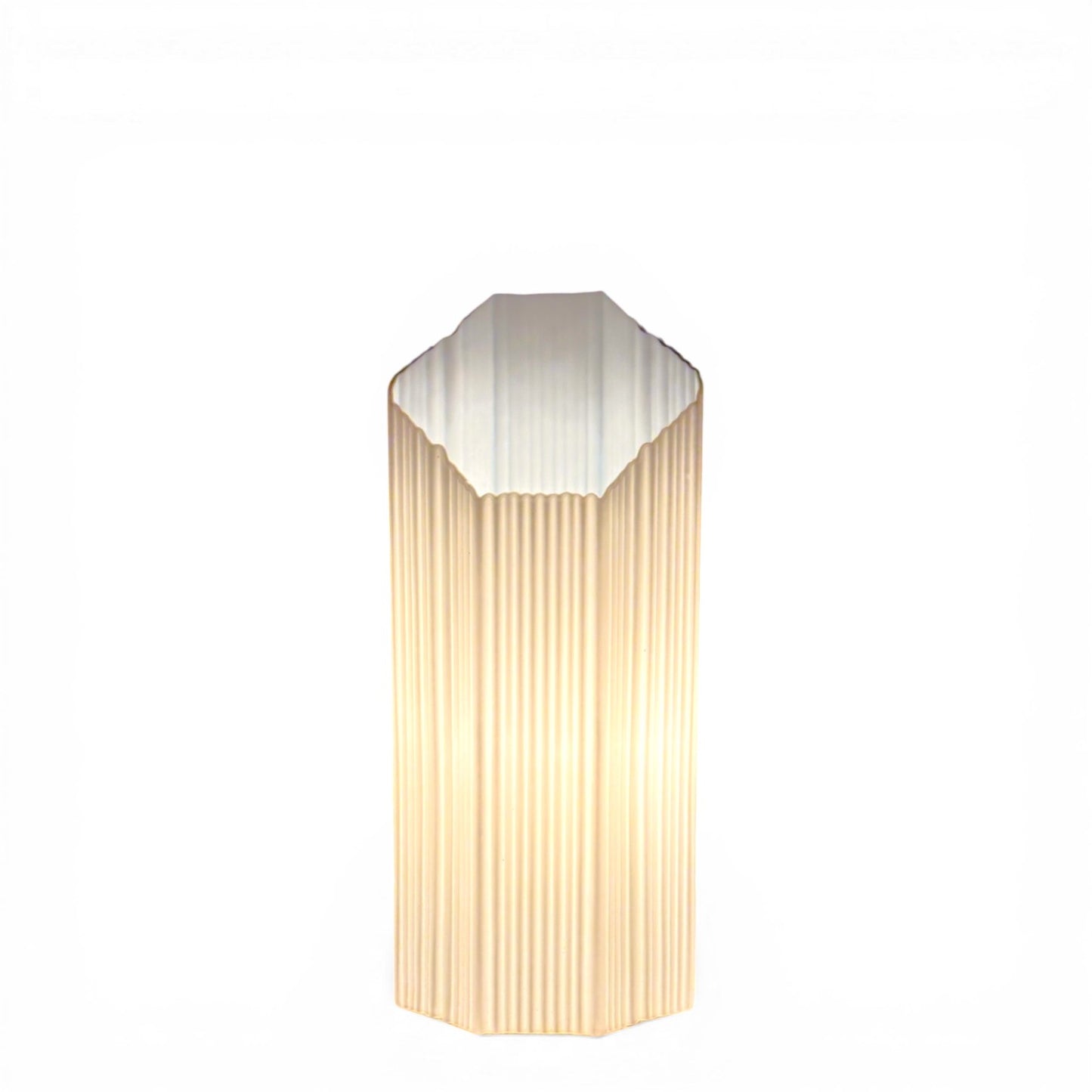 Decorative Table Lamp – Sculptural Design in Opaline Glass