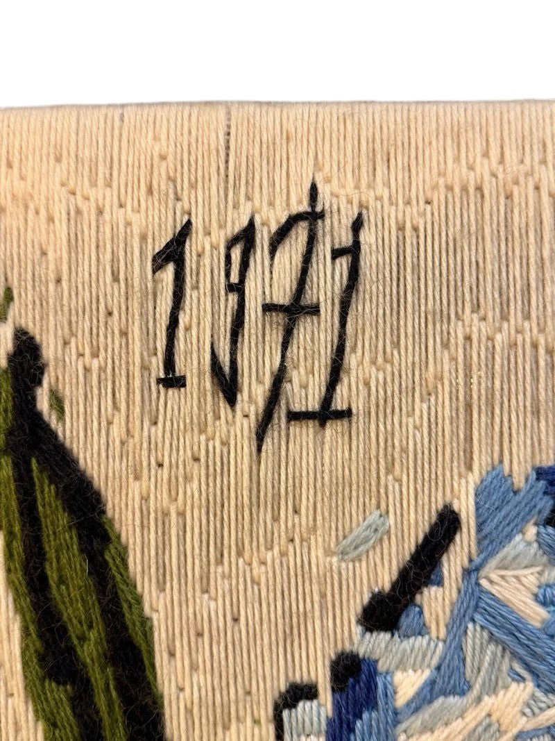 Tapiz Vintage "Las Hortensias" de Bernard Buffet, 1971. Colección DMC