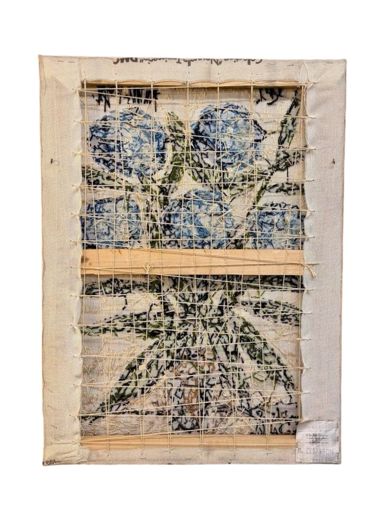 Tapiz Vintage "Las Hortensias" de Bernard Buffet, 1971. Colección DMC