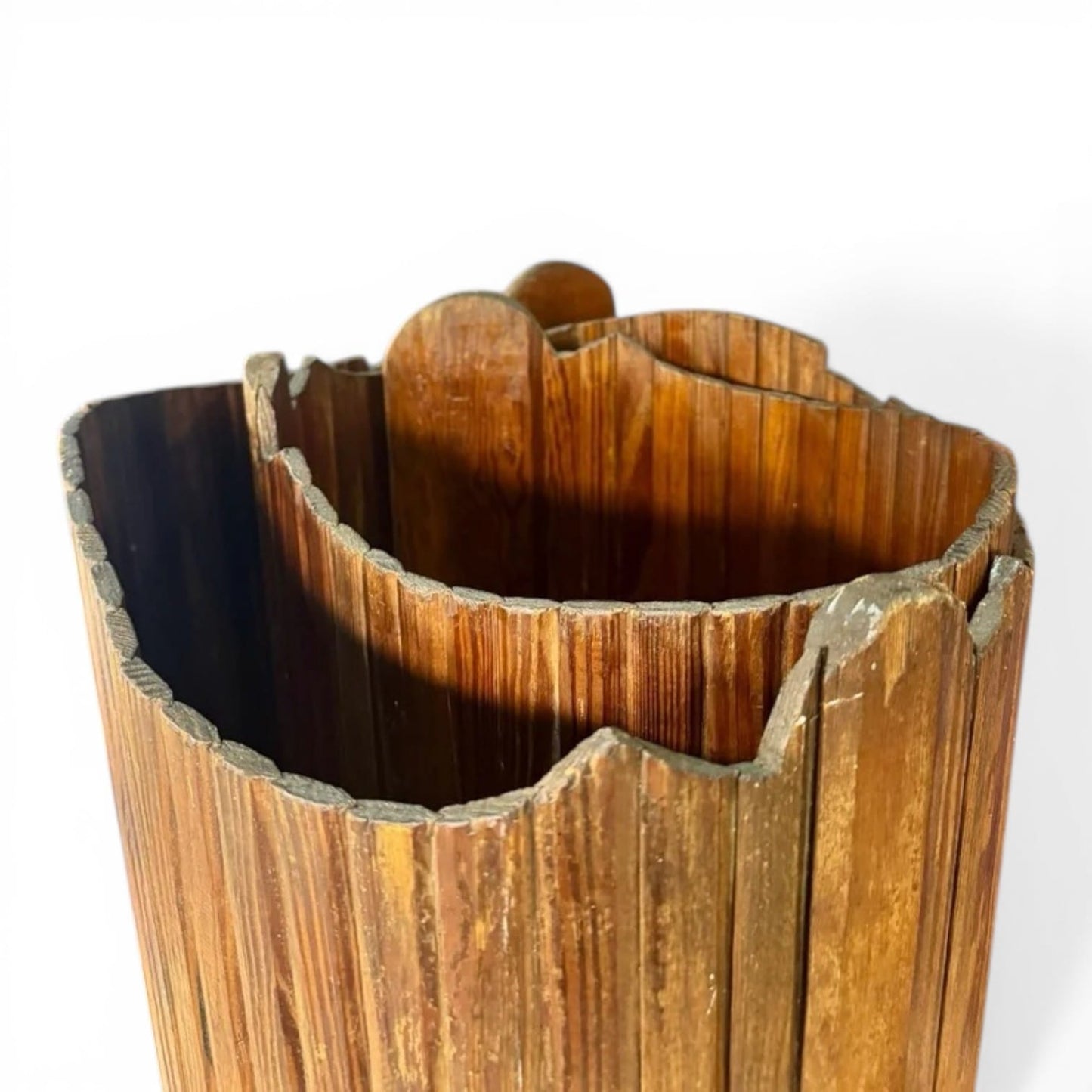 Articulated Tambour Screen Attributed to Manufrance, Mid-20th Century