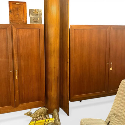 Oversized Baumann-Style Wood Room Divider by Maple & Co, 20th Century