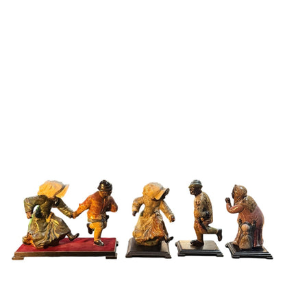 Ceramic sculptures by Francesc Elias Bracons, around 50's