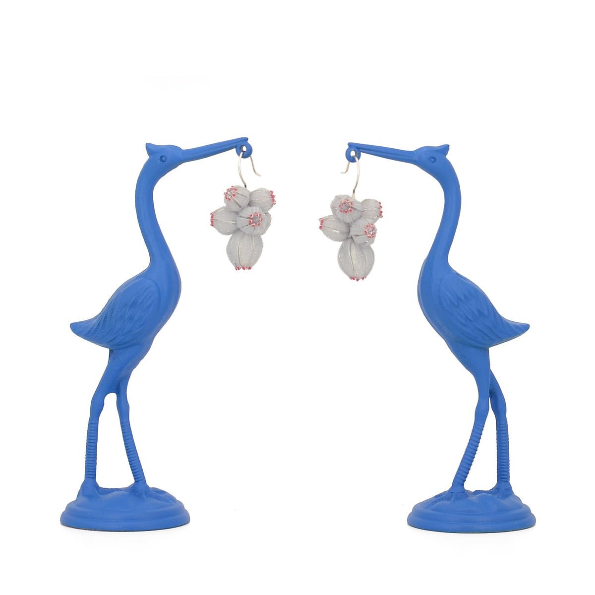 Fishing line earrings