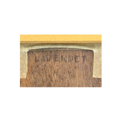 Jean Paul Laverdet, acuarela sobre papel, años 50.