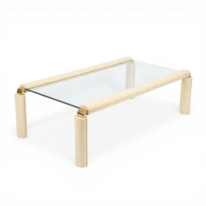 Mesa de centro italiana al estilo de Giotto Stoppino, años 70