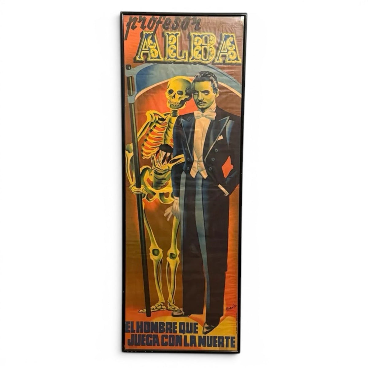 Original Professor Alba Lithograph 1959 | Spanish Magic Poster