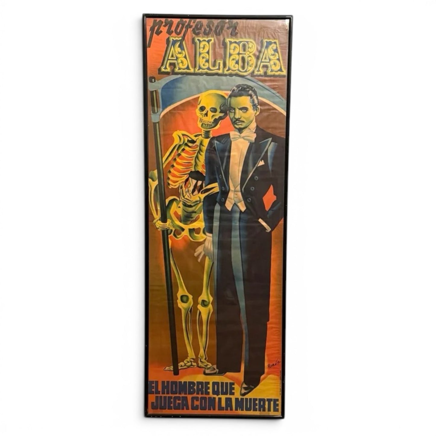 Original Professor Alba Lithograph 1959 | Spanish Magic Poster