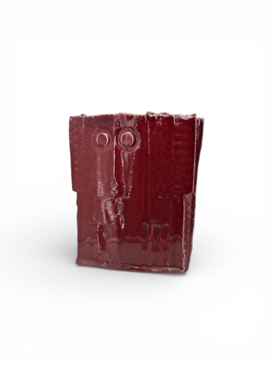 Red Vase attributed to Roger Capron