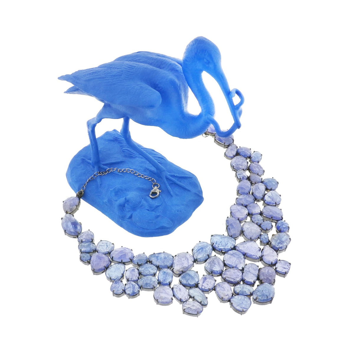 Tanzanites necklace