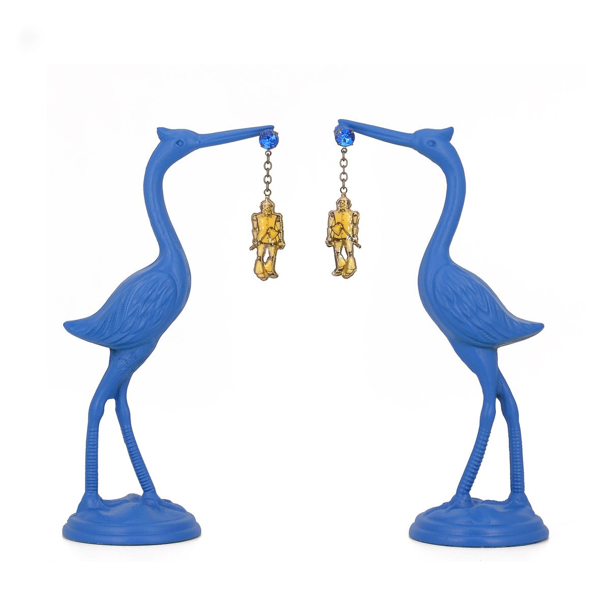 Tin Man earrings