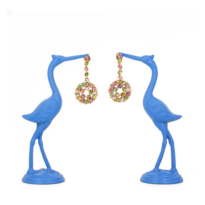 Tourmalines earrings