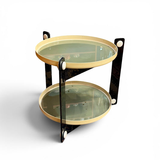Vintage 1970s Side Table by Luigi Massonni for Guzzini - Italian Design Classic