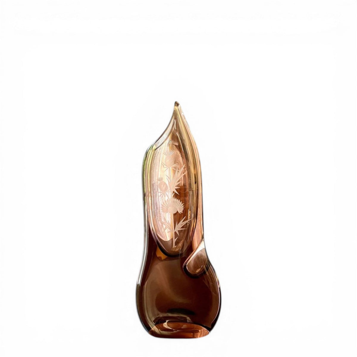 Vintage Czech Glass Vase Klinger & Cvrcek from the 60s
