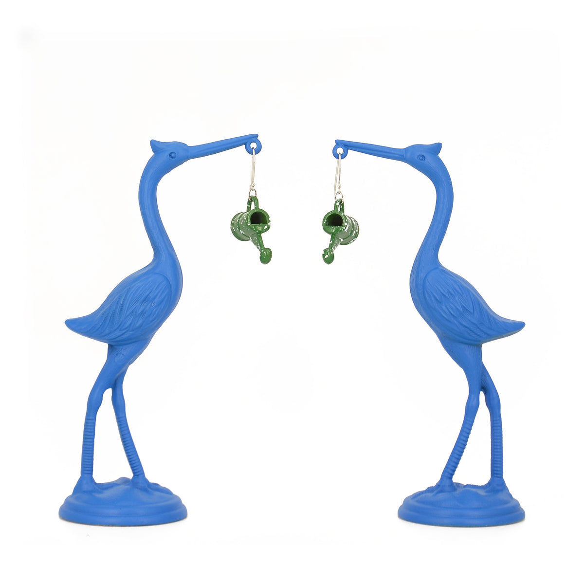 Watering can earrings