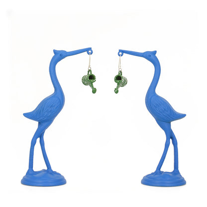 Watering can earrings