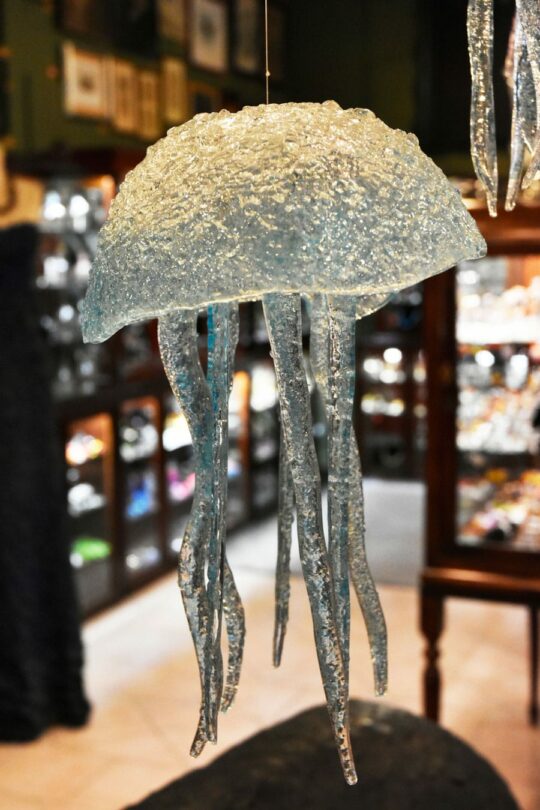 medusa de cristal de murano